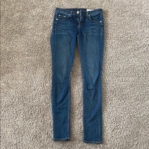 Rag & Bone Classic Blue Denim Skinny Jeans